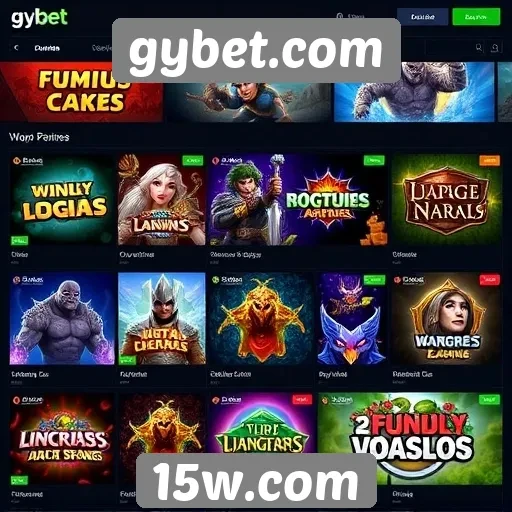 Jogos mais populares disponíveis em gybet.com